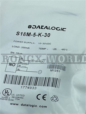 One New Datalogic S18M-5-K-30 photoelectric switch