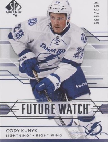 2014-15 SP Authentic - Cody Kunyk #259