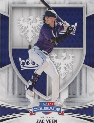 ZAC VEEN Rockies 2024 Donruss Baseball Signature Series