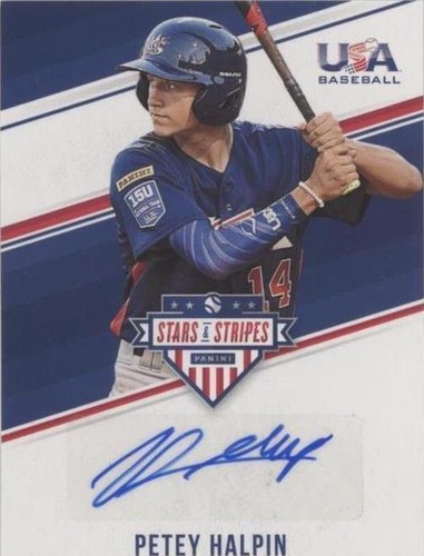 2018 Panini USA Baseball Stars & Stripes - Petey Halpin #SS-PH