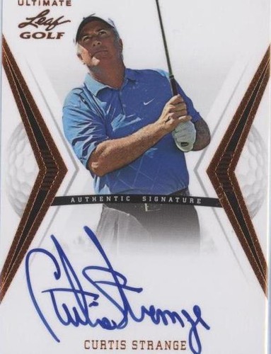 2012 Leaf Ultimate - Curtis Strange #BA-CS2