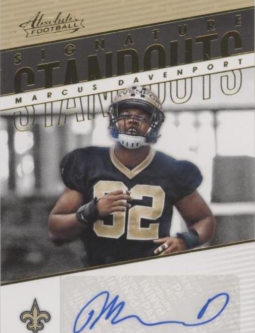 2018 Panini Absolute Marcus Davenport #SS-MD