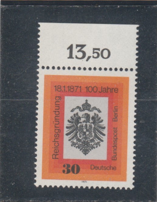 L7028 Allemagne Berlin , Timbre NÂ° Y&T 355 De 1971 
