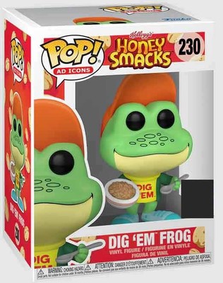 Pop Ad Icons Honey Smacks 3.75 Inch Action Figure Exclusive - Dig Em Frog #230