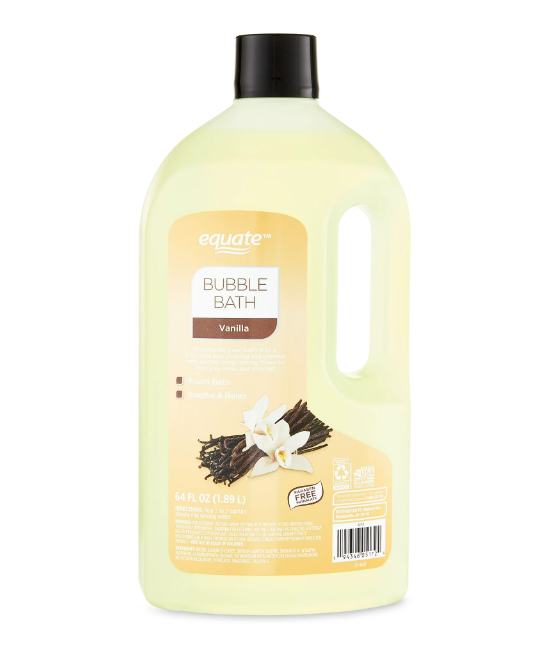 Equate Vanilla Bubble Bath 64 fl oz: Luxurious Spa Experience