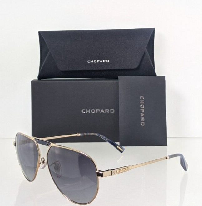 Pre-owned Chopard Brand Authentic  Sunglasses Schf 80 08ff Italian Frame Schf80 In Blue
