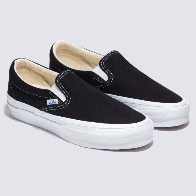 VANS PREMIUM　Slip-On Reissue 98　27cm ovy Premium Slip-On Reissue 98 LX - Black/White – Feature