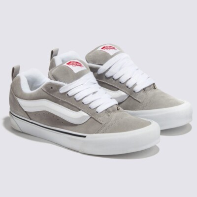 New Vans Knu Skool Skateboarding Shoes - Grey (VN0009QCBGJ)