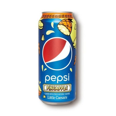 Little Caesars Pineapple Pepsi 16oz Can