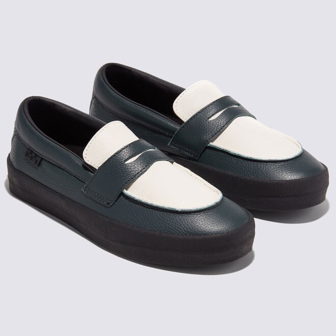 国内配送 VANS LOAFER BLACK/BLACK Vans Loafer Japan Unchained Black Men's - V196CF/632284-0003