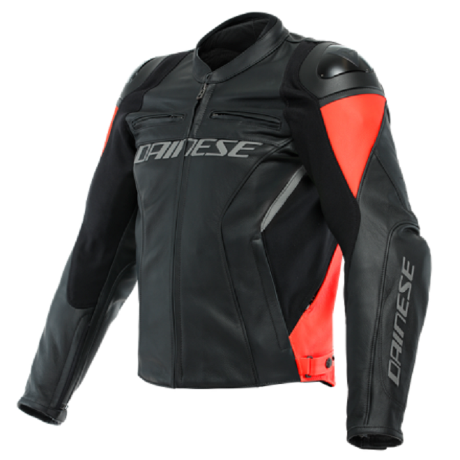 限定値下げ！！！Dainese バイクジャケット ブラック/レッド 46 Dainese Racing 4 Black Red Fluo Leather Motorcycle Jacket | eBay