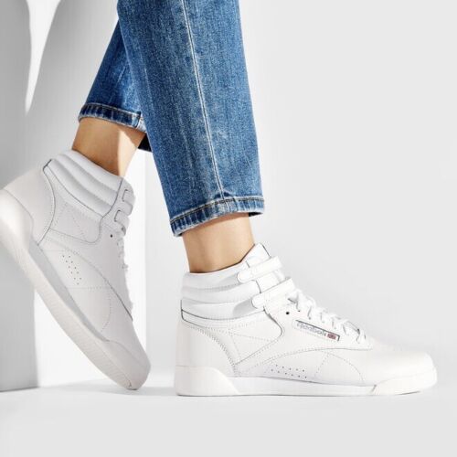 Кроссовки Reebok Freestyle HI Kids размера 6 лет, кроссовки для тренировок, белые кроссовки #5750