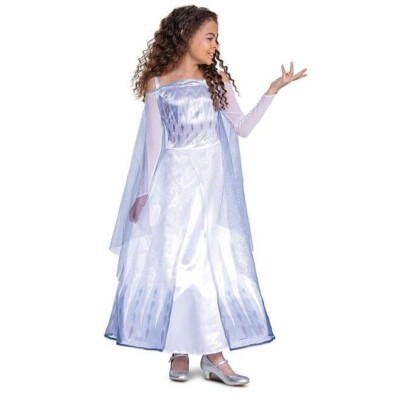 Disney Frozen Girl's Snow Queen Elsa Halloween Dress-Up Costume Small 4-6X