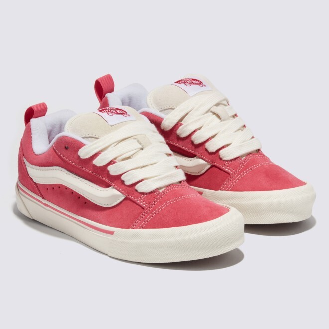 New Vans Knu Skool Skateboarding Shoes - Retro Pink