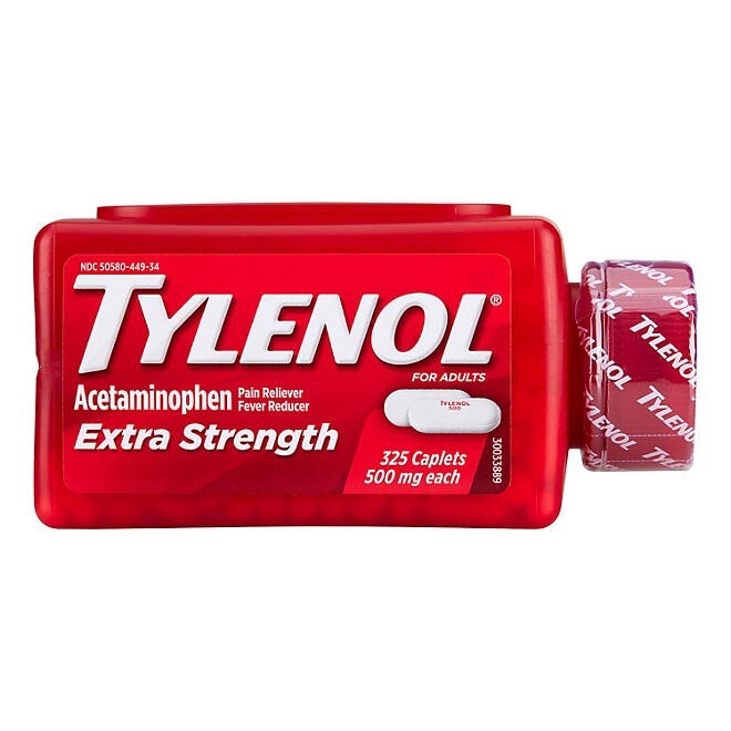 Pain Relief Caplets, 500mg (325 Ct.)