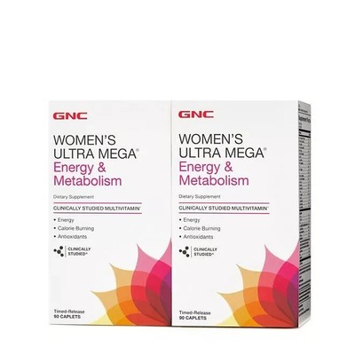 GNC Women's Ultra Mega Energy & Metabolism Multivitamin (180 ct.  Free Shipping
