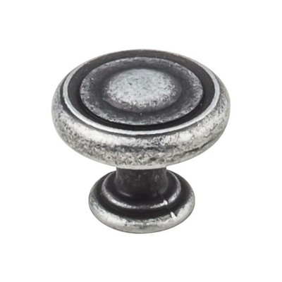 Jeffrey Alexander 117SIM Bremen Die Cast Zinc Cabinet Knob in Distressed Antique