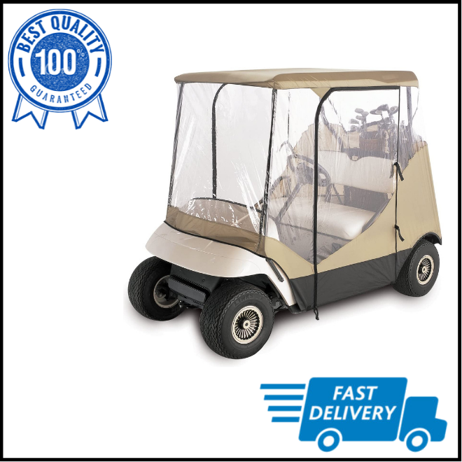 Golf Cart Rain Cover Enclosure for Club Car Precedent Yamaha