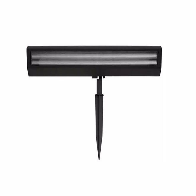 Deck Impressions Solar Black Outdoor Integrated LED Landscap