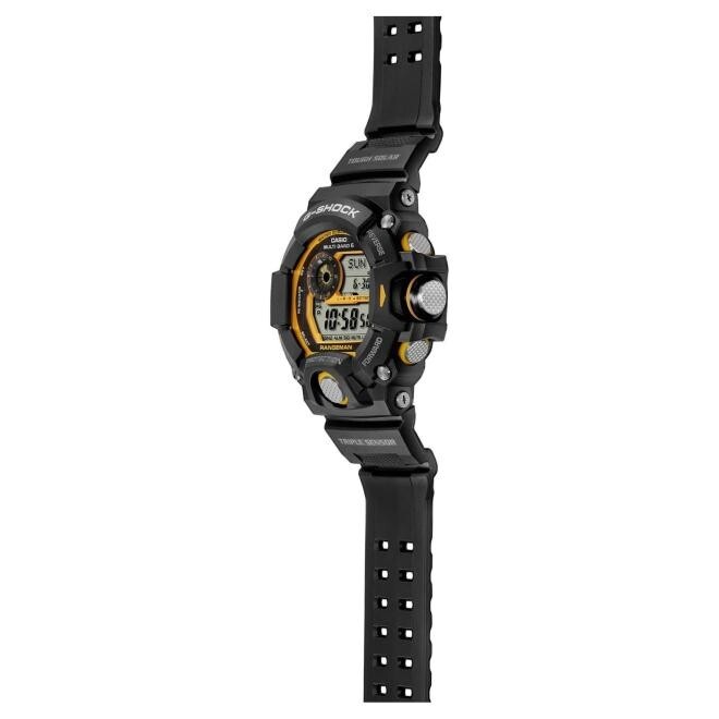 Pre-owned Casio G-shock Gw-9400yj-1jf Master Of Rangeman Solar Digital Men Watch