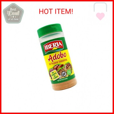 Iberia Adobo All Purpose Seasoning, Without Pepper, 16 oz