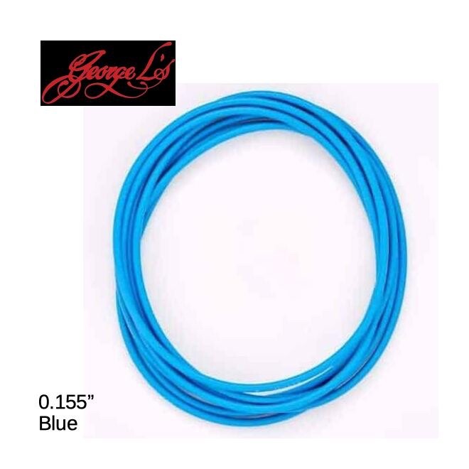 George L's 0.155" Patch Cable, Blue - Bulk cable, per foot