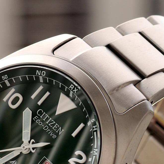 Pre-owned Citizen Promaster Land Pmd56-2951 Eco-drive Titanium Men's Watch From Japan