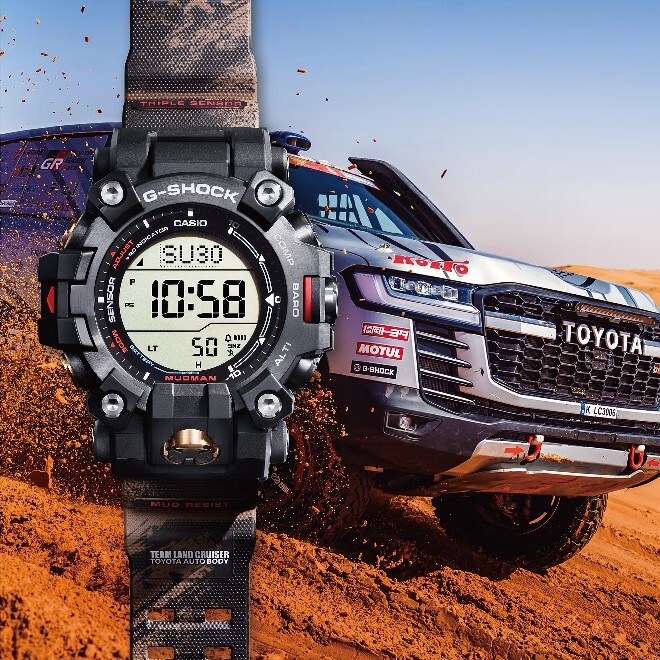 Pre-owned Casio Gw-9500tlc-1  G-shock Mudman Land Cruiser Toyota Radio-controlled Solar