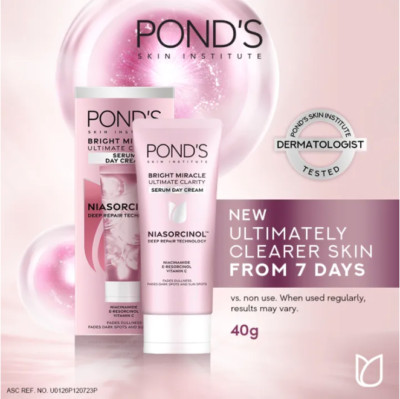 POND's Bright Miracle Ultimate Clarity Serum DAY Cream 40g