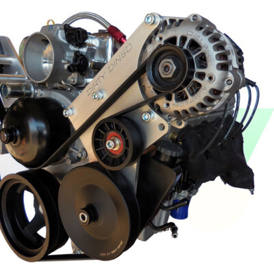 Dirty Dingo LS Truck 6061-T6 Billet Aluminum Alternator & Power Steering Bracket