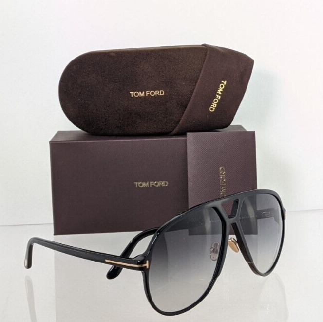 Pre-owned Tom Ford Brand Authentic  Sunglasses Ft Tf 1061 01b Bertrand - 02 Tf1061 64mm In Gray