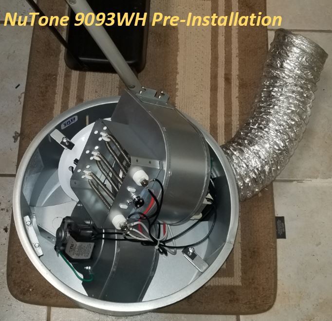 NuTone 70 CFM Ceiling Bathroom Exhaust Fan with Light and Heater