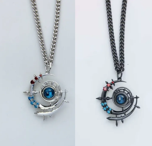 Final Fantasy Xiv Cosplay Black Mage Theme Necklace Pendant