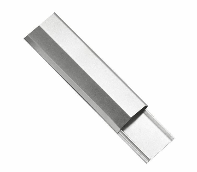 Value Kabelkanal Kabelführungssystem, Alu, 50x26mm, 1,1m, si, 17.99.1330