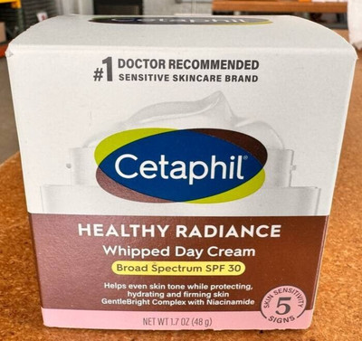 Cetaphil Healthy Radiance Whipped Day Face Cream 1.7 oz ,ASK EXPIRY.