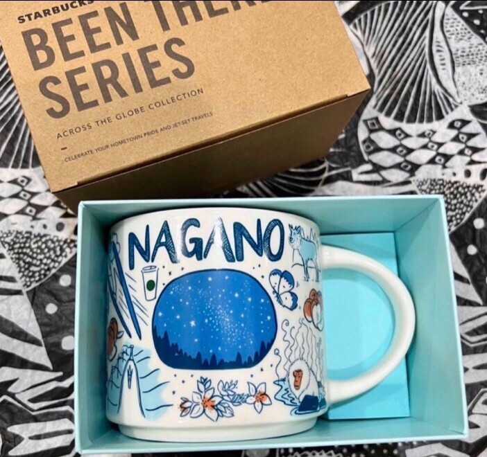 Nagano Japan Starbucks coffee Cup Mug 14oz Been There Series