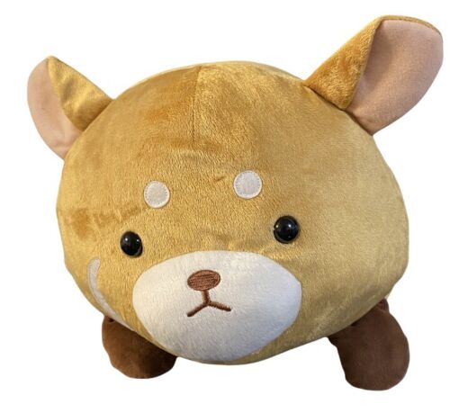 Amuse Red Panda 13.5” Plush Soft Big Stuffed Round Aliquantum Int’l Tanuki Mochi