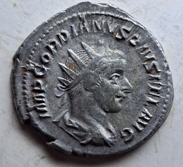 Perfect Gordian Iii 238-244 Ad Silver Antoninianus Ancient Authentic Roman Coin