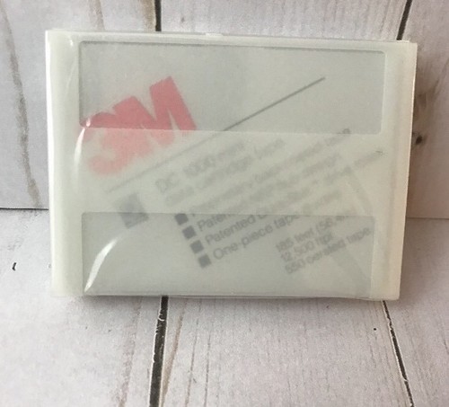 Lot Of 4~3M DC1000 Mini Data Cartridge Tape 20 Mbytes 185 Ft