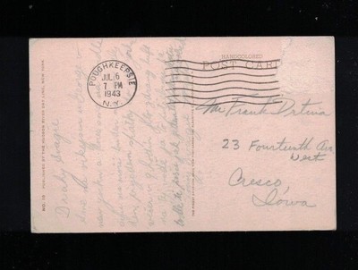 1943 Hudson River Day Line Steamer Hendrick Hudson Postcard