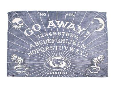 Kreepsville 666 GO AWAY GLOW IN THE DARK THROW BLANKET