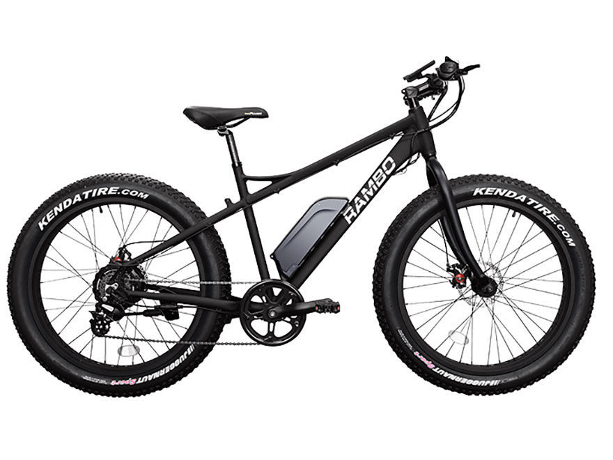 Rambo R500 Compact Power Electric All Terrain Bike - Black - 19MPH - 59LBS