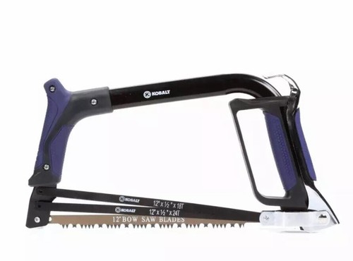 Brand New Kobalt 3 blades Multiple Uses Hacksaw Edge Bow/Hack Saw Combo Kit