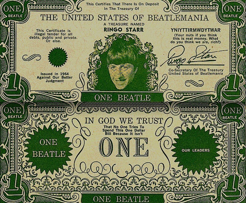 beatles-1964-vintage-money-ringo-starr-one-beatle-dollar-bill-nm-coa