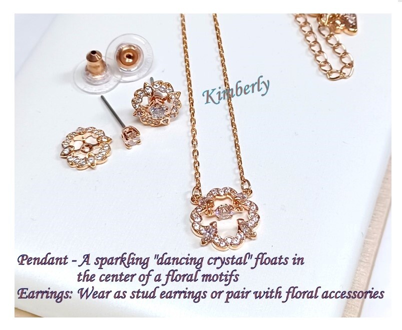 Swarovski Sparkling Dancing Crystal Set Flower Shape