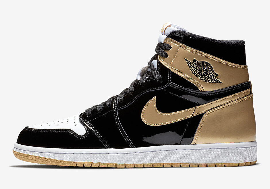 

Мужские кроссовки Nike Air Jordan 1 Retro High OG NRG Gold Top 3 2017 861428-001, размер 9, новинка, Золотой, Air Jordan 1