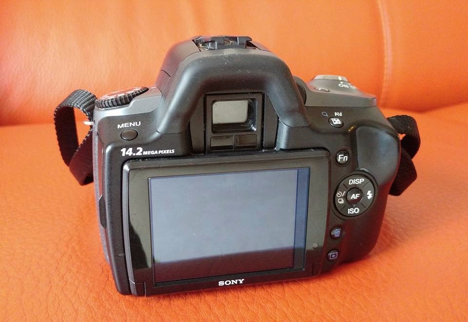 Sony Alpha A380 14.2 MP Digital SLR Camera, With 1855 mm Lens in