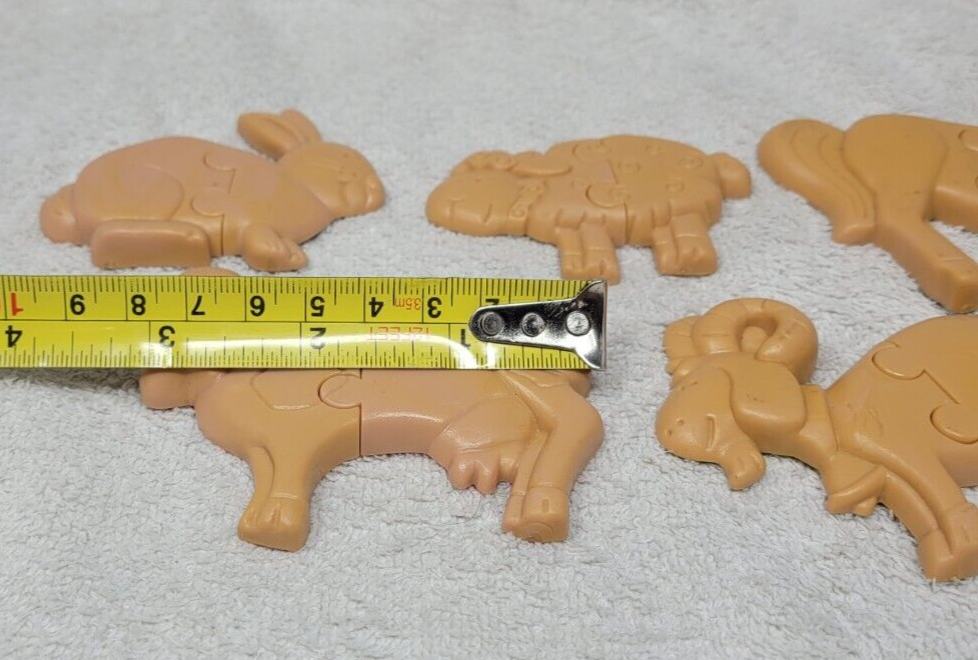 Learning Resources 5pc farm animal puzzle pieces educational Fine Motor