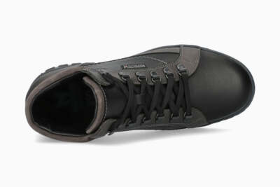 Pre-owned Mephisto Men's Pitt Black Nevada Lace-up Ankle Boot