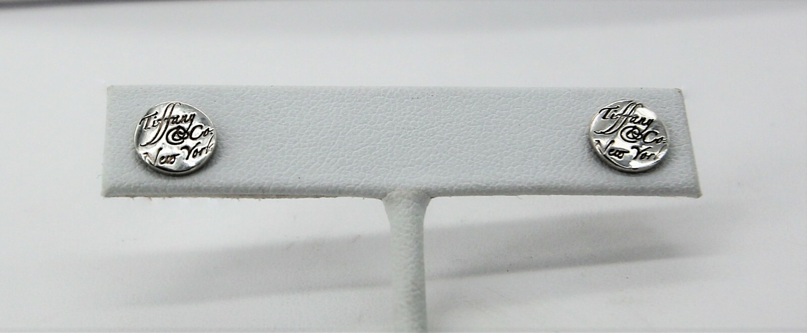 Tiffany & Co New York Sterling Silver Stud Earrings